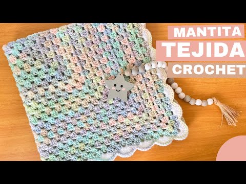CROCHET BLANKET FOR BEGINNERS-- COTTON CANDY BLANKET.