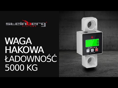 Video produktu  - Waga hakowa - 5000 kg / 1 lub 2 kg - LCD