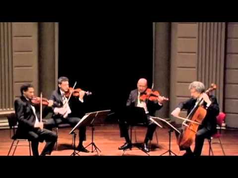 Cuarteto Latinoamericano live at the Concertgebouw. Ginastera Quartet No. 1, Mov. 1