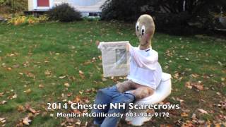preview picture of video 'Chester NH Scarecrows 2014'