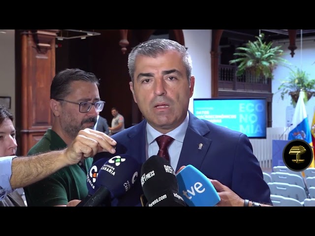 Manuel Domínguez presenta los datos macroeconómicos de Canarias
