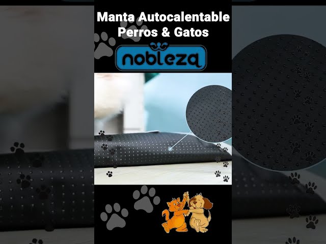 Vídeo relacionado con Nobleza Cama Eléctrica para Gatos y Perros 50x50 cm, Almohadilla Térmica Interior con Temporizador y Temperatura Ajustable para Mascotas Pequeños
