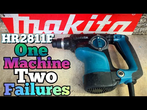 Broken Makita HR2811F SDS+ Drill had more than 1 problem. More work than expected.