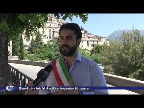 Morano Calabro Festa della Repubblica e inaugurazione Villa comunale  2 giugno 2022