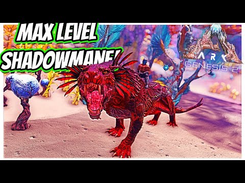 TRACKING AND TAMING AN ELUSIVE LVL 150 SHADOWMANE!! || Ark Genesis 2 Ep 230!