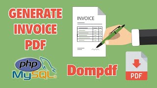 Download the video "Generate PDF Invoice Using PHP, MySQL and Dompdf Library"