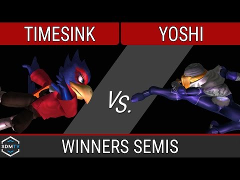 SDSU Biweekly 50 - timesink (Falco) vs. Yoshi (Sheik) - SSBM Winners Semis - Smash Melee