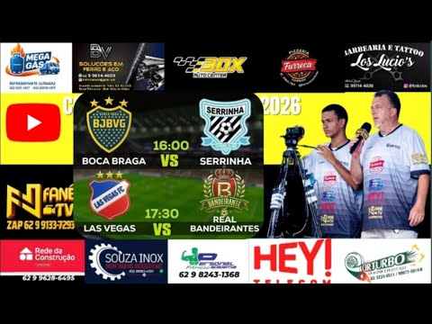 AO VIVO FANÉTV/CAMPEONATO MUNICIPAL/QUARTAS DE FINAL/BELA VISTA DE GOIÁS