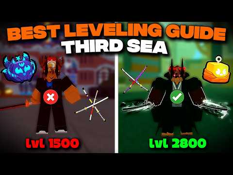 Best Third Sea Leveling Guide (1500–2800) | BloxFruits Update 28