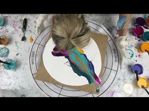 383. Sheleeart Fluid Artist -Rainbow Pride Pour