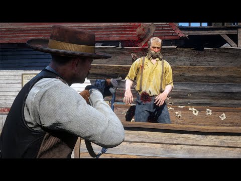Red Dead Redemption 2 4K 60FPS - Funny & Brutal Moments Vol. 136 (Euphoria Ragdolls)