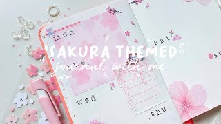Journal with Me Sakura Themed
