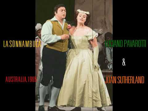 J. Sutherland & L. Pavarotti Duet "Son Geloso" - La Sonnambula (Sydney, 1965)