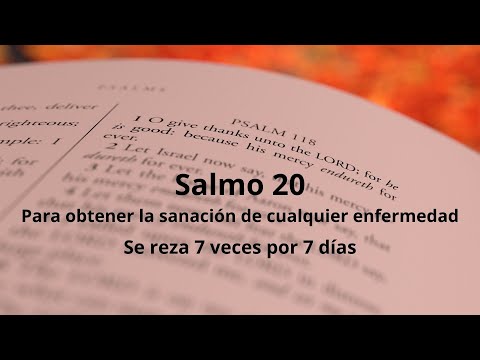 Psalm 20 to ask for healing from any illness.
