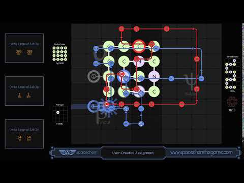 SpaceChem Tournament 2018 "Molting" (303/1/54) 303 cycles, 4 bonders