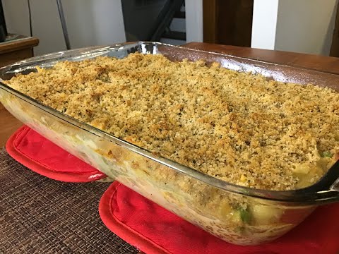 TUNA NOODLE CASSEROLE!! Best Recipe Ever!