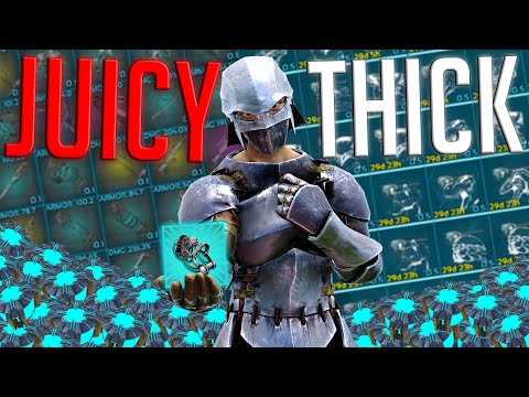 100$ Of LOOT From This JUICY THICK CAVE In ARK