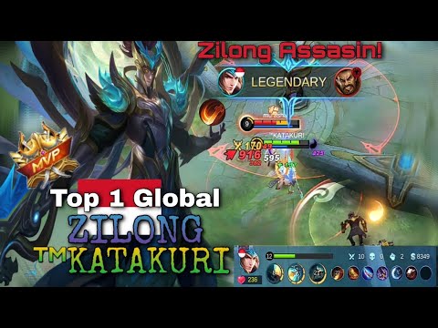 ZILONG BECOME ASSASIN | TOP 1 GLOBAL ZILONG by tmKATAKURI ~ MLBB