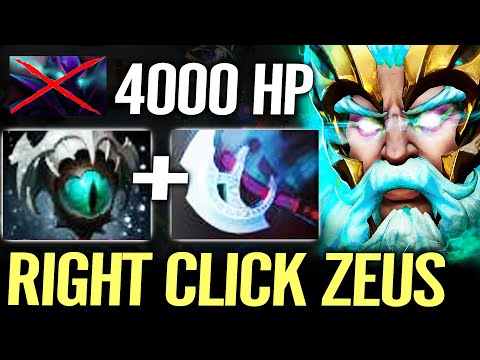 4000 HP Right Click Zeus - WTF Meta Deleted Spectre with Eye of Skadi Dota 2