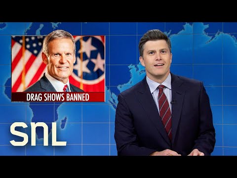 Weekend Update: Tennessee Bans Public Drag Shows, Trump Lashes Out at DeSantis - SNL