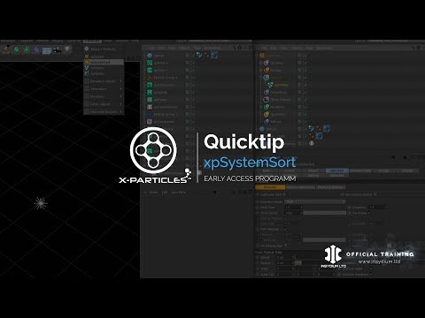 xpSystemSort - X-Particles Early Access Quick Tip
