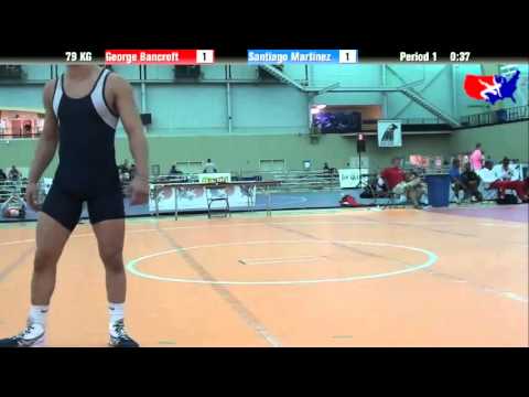 George Bancroft vs. Santiago Martinez at 2013 ASICS University Nationals - GR