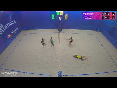19:15 V. Kostromtsov / Y. Hauptman - I. Laponohov / Y. Babych 02.08.2022 | Winners Beach Volleyball