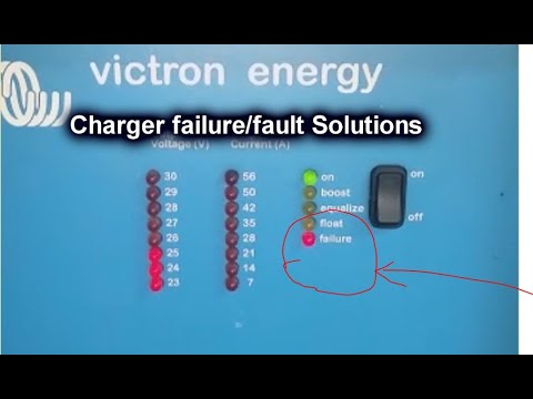 solution for victron energy charger failure problem