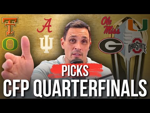 CFP Quarterfinals PREVIEWS and PICKS | David Pollack's College Football Playoff Predictions