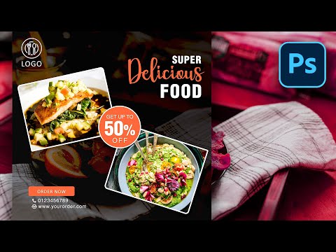 Banner Designing in Photoshop in Hindi Photoshop CC 2020 Advertisement Designing