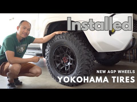 AGP TRD Pro Wheels with Yokohama Geolandar MT Tires | First Impression of this setup!
