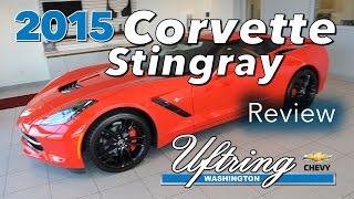 preview picture of video '2015 Chevrolet Corvette Stingray Review - Uftring Chevy - Washington, IL'