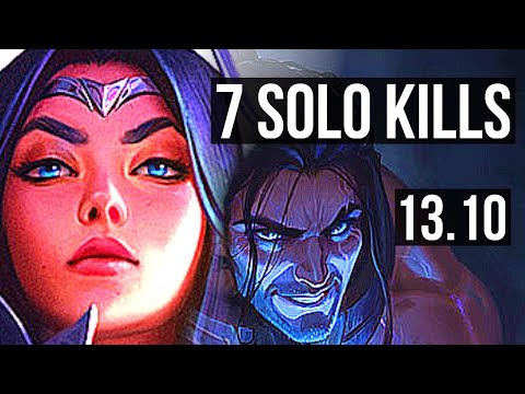 IRELIA vs SYLAS (MID) | 7 solo kills, 400+ games | KR Grandmaster | 13.10