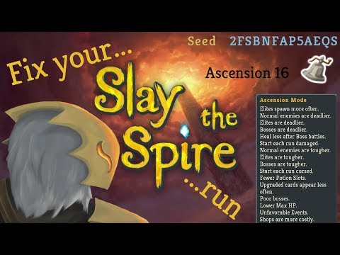 Slay the Spire "Fix Your Run" - Ascension 16 Ironclad