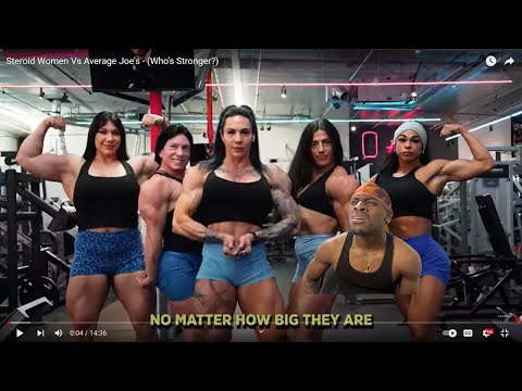 Steroid Women Vs Average Joe's - (Who's Stronger?) Reaction!!!!