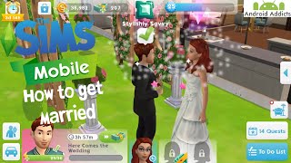 The Sims Mobile - How To Get Married 💍 Android/iOS