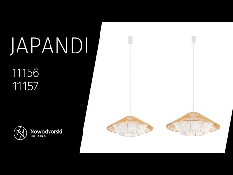 Підвісний світильник Nowodvorski 11156 Japandi S E27 1x25W IP20 Вeige