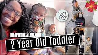 Tips For TRAVELING WITH A TODDLER on a plane | Flying With A Toddler For The First Time