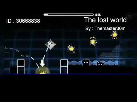 The lost world by Themaster30m ( Mi propio nivel ) - Geometry dash