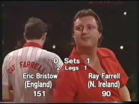 1988 Darts Embassy world championship first round Eric bristow v Ray Farrel