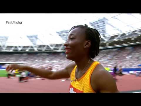 20 Marie Josee Ta Lou defeats Shelly Ann Fraser Pryce in 100m Final   London DL 2016