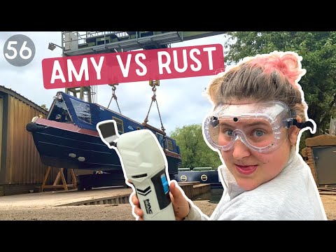 Back in the WATER | RUST treating our narrowboat - 56