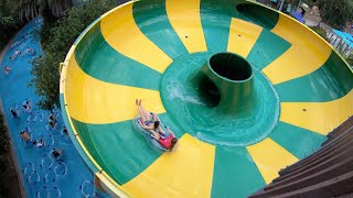 Tassie's Twisters (4K On-Ride) Aquatica Orlando