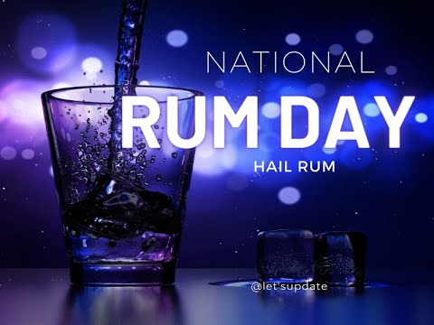 A Toasts National Rum DAY - August 16, 2023