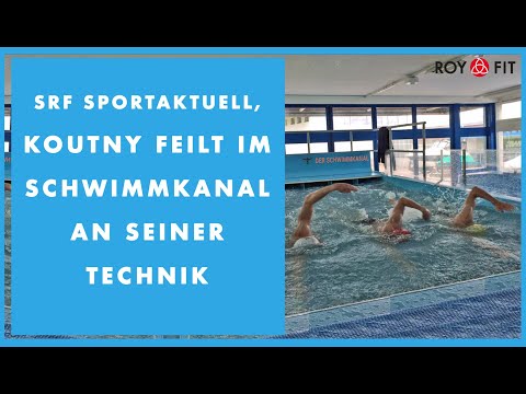 SRF sportaktuell auf Besuch beim Schwimmkanal Horgen.