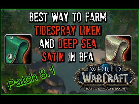 The Best Way To Farm Tidespray Linen and Deep Sea Satin In 8.1.5