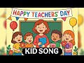 Happy Teacher S Day Song For Kids Cute Cartoon Animation