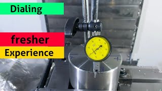 vmc machine outside dialing || Dial Stand use in vmc machine || How to daling round part || offset