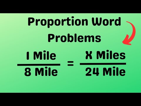 Proportion Word Problems
