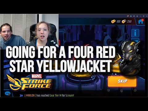 My First Ever 7 Red Star- Yellowjacket Red Star Orb Opening I Marvel Strike Force